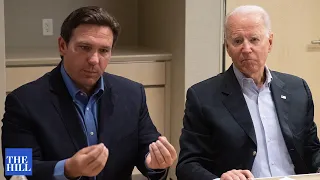 JUST IN: Biden PRAISES DeSantis, Rubio, Scott for cooperation