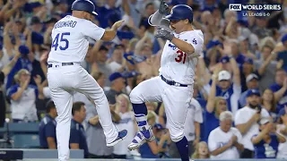 WS2017 Gm2: Pederson belts a game-tying homer to break up Verlander's no-no