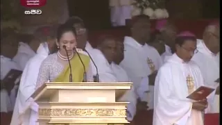 Pope Francis in Sri Lanka: Holy Mass and Canonisation of Blessed Joseph Vaz