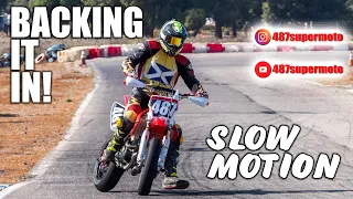 Supermoto Sliding | Slow Motion
