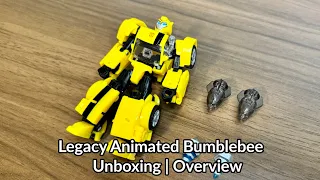 Transformers Legacy United | Animated Bumblebee | Unboxing | Overview