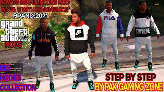 How to install BIG HOODIES COLLECTION MOD in gta v step by step in urdu/hindi /BY PAK GAMING ZONE//.