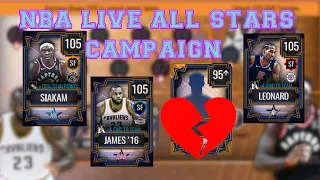 NBA Live All-Stars Campaign Walkthrough NBA Live Mobile 20 Live Reserves Packs Give Us No Love :(