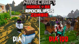 Sobreviví 100 días en un mundo APOCALÍPTICO lleno de ZOMBIES  (llore😭)