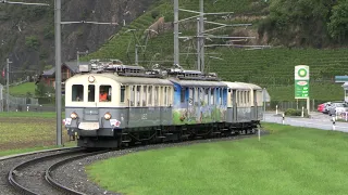 "Le Transormonan" Aigle Sepay Les Diablerets ASD - historische Fahrten - 175 Jahre Schweizer Bahnen