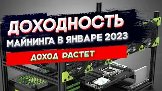 Доходность майнинга в январе 2023