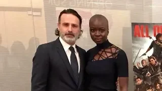 Andrew Lincoln and Danai Gurira at the Smithsonian (2017)