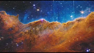 “Cosmic Cliffs” in Carina Nebula 🎶  Background Music Video 🎼 BGM｜GIF｜4K Wonder Music