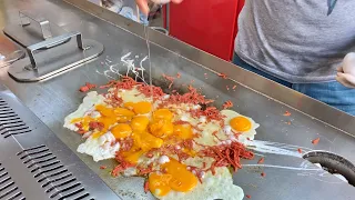 Insane Street Food! - Iron Toast