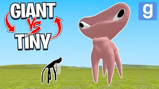 TINY DAY 17 vs GIANT NUGGET! (Garry's Mod Sandbox) - Trevor Henderson Creatures | JustJoeKing