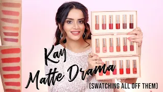 Kay Matte Drama Lipstick LIP SWATCHES | Review | Shades *NON SPONSORED*