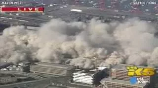 Watch Seattle's Kingdome stadium implode