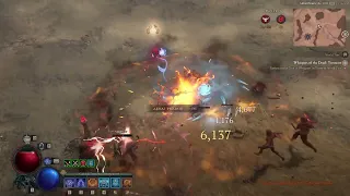 Diablo 4 Sorc PVP vs Rogue etc.