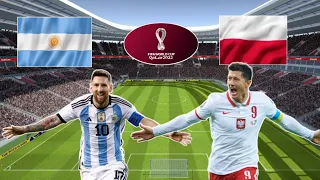 Argentina vs Poland insane match | great come back of argentina | efootball 2023 gameplay | Fifa 22