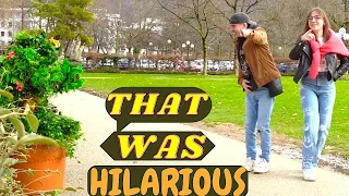 Bushman prank (SHE HAD NO IDEA) #funny#comedy#fun#joke