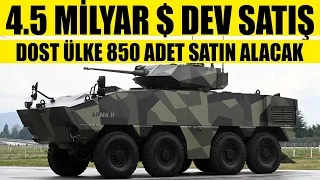 OTOKAR'dan 4.5 Milyar Dolar Değerinde Dev ARMA Zırhlı Araç Satışı
