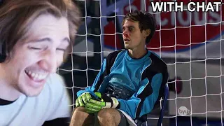 xQc react to Top Soccer Shootout Ever With Scott Sterling (Original)