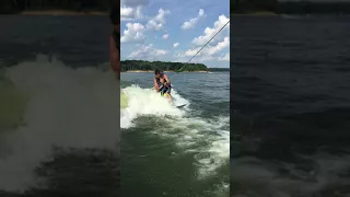 4 Year Old Wake Surfing