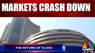 HALFTIME REPORT | Market Crashes Down: Nifty Tanks Below 10,000, Sensex Plunges 500 Points | CNBC