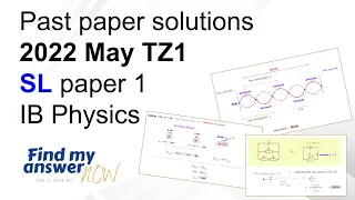 IB physics 2022 May TZ1 SL Paper 1