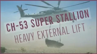 CH-53 Super Stallion Heavy Lift in the Desert