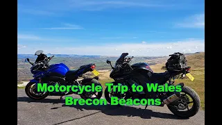 Motorcycle trip to Wales and the Brecon Beacons - 4k - April 2023