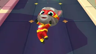 Talking Tom Hero Dash - Special Events: Raccoon Chase ( Super Tom ) Mirror Gameplay