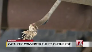 Central NC experiencing an upswing in catalytic converter thefts, authorities say