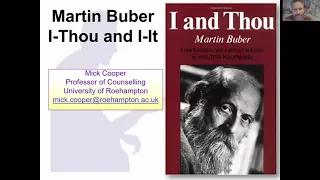 Martin Buber and Psychotherapy