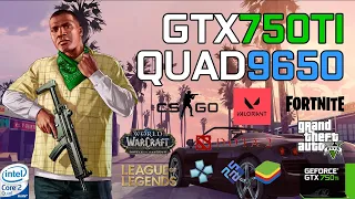 Q9650 + GTX 750TI 2GB :Test in 18 Games in 2023