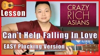 Can't Help Falling In Love - Crazy Rich Asians Guitar Tutorial