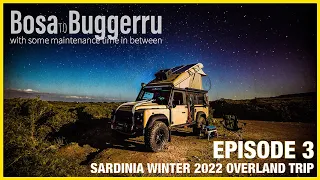 Episode 3 of Sardinia Winter Trip (2022 overland adventure in Land Rover Defender)