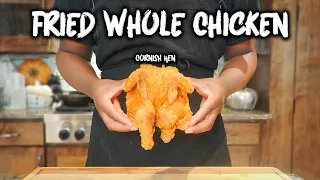 Deep frying a whole Chicken (Super Crispy and Juicy)