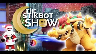 The Stikbot Show | Holiday Party with Super Smash Bros and...