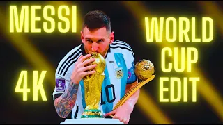 Messi World Cup Edit | Way Down We Go | 4K Edit