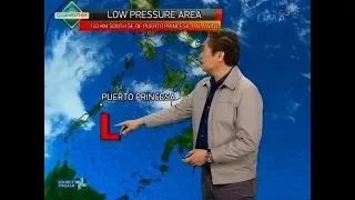 24 Oras: LPA na dating Bagyong Basyang, papalapit na sa Palawan