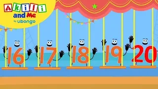 Count Big Numbers: 16 - 20 | Learn to Count with Akili | African Preschool Educational Songs