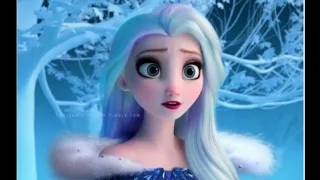 Elsa's ice hair colour