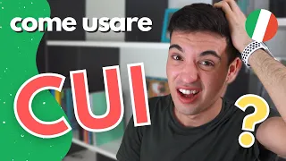 How to use CUI in Italian: all of its uses (ita audio with subs)