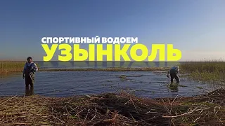 Водоем Узынколь благоустройтсво и подготовка секторов для спортивной ловли в зоне "С"