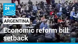 Milei's economic reforms stall in Argentina Congress • FRANCE 24 English
