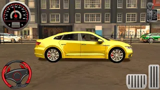 Driving School Sim - Golden Car on the Road Paris City Career 2 | Android GamePlay #12