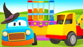 Halloween cartoon & learning videos for kids - Car cartoons for kids & Clever cars for kids.