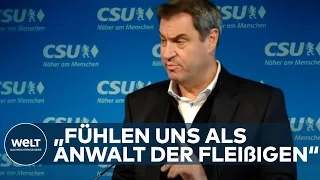 BÜRGERGELD - DEAL OR NO DEAL?: Söder - "Absolute Bedingung" bei Bürgergeld