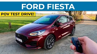Ford Fiesta (2023) ST-Line - Walkaround + POV Test Drive 4K - 155 PS Mild-Hybrid