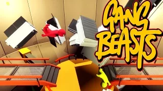 Gang Beasts - What Goes Up, Must Come Down!!! [Father and Son Gameplay]