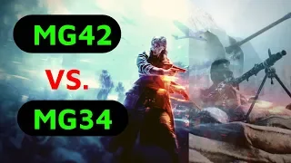 Battlefied 5: MG42 vs. MG34