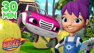 Gabby & Watts Rescues w/ Blaze & AJ! ⚡️ | 30 Minute Compilation | Blaze and the Monster Machines