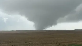 INTENSE INSIDE A WEDGE TORNADO in Dominator 3 west of Spalding Nebraska