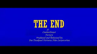 The End / A CinemaScope Picture / PARBFDPFC / Fox Deadpool Pictures Distribution (1955/2001)